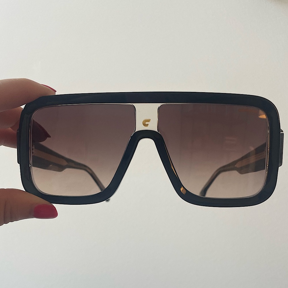 Carrera Eyewear 60mm Polarized Rectangular Sunglasses brand new never worn